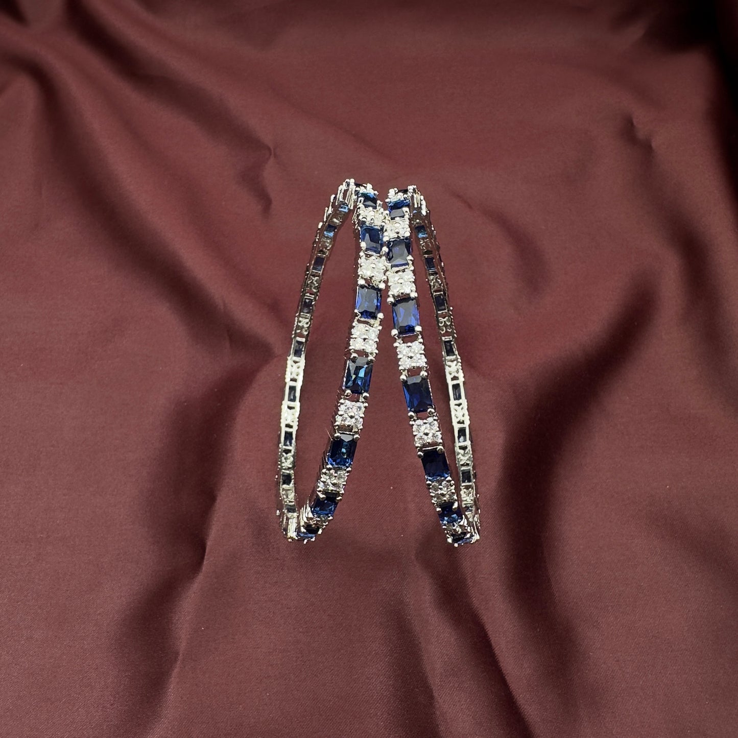 Quirky Fashions American Diamond CZ Bangle Set | Bridal Jewelry | Wedding wear | Indian Wedding